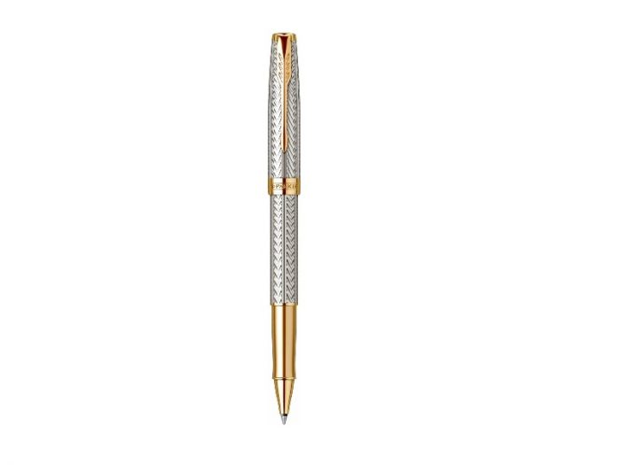 PARKER Royal RO SONET Silver Fougere 18K