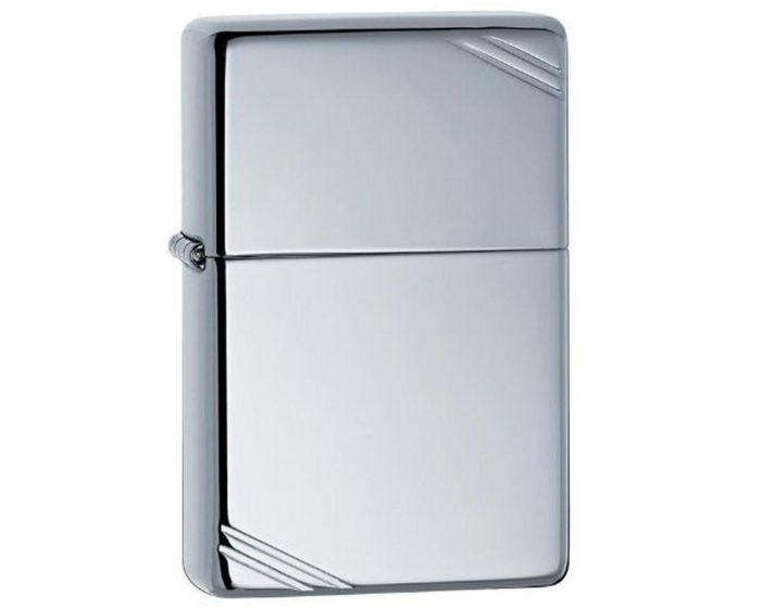 Zippo Vintage High Polish w/ Slashes