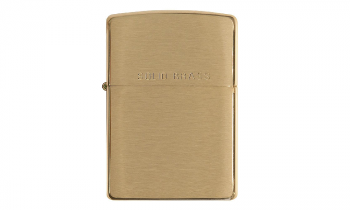 Zippo Brushed Solid Brass
