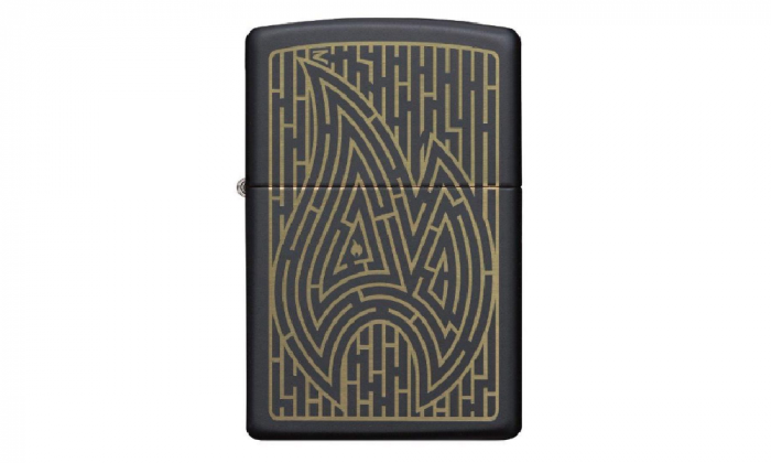 Zippo w/ Maze Design