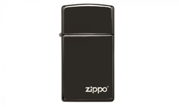 Zippo Slim®Ebony w/ Logo